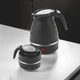 Силиконовый электрочайник складной 600 мл дорожный Hoffmans Electronics HM-2546 Быстрозакипающий чайник Черный - изображение 9