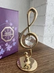 Фігурка з камінням Swarovski Музичний ключ 8 см 160995 - зображення 1