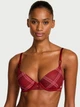 Комплект білизни Victoria's Secret бюст та трусики чики 1159860736 (Червоний 36C/L) - зображення 2