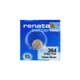 Батарейка Renata 364 (SR621SW) 3 ШТУКИ, серебряно-оксидная, 1.55V, для часов, Швейцария - изображение 3
