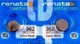 Батарейка Renata 362 (SR721SW) 2 ШТУКИ, серебряно-оксидная, 1.55V, для часов, Швейцария - изображение 2