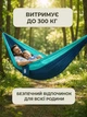 Гамак підвісний туристичний Xiaomi ZaoFeng 270×140 см до 300 кг нейлон 210T компактний зі стропами карабінами та чохлом для кемпінгу дачі та відпочинку, синьо-блакитний - зображення 2