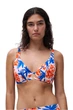 Верх купальника с мягкой чашкой Chantelle 48D Бежевый с цветами (C69-laurel flower) (123105) - изображение 1