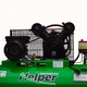 Масляный компрессор Helper HP-1094 2500 Вт 10 бар 100 л двухцилиндровый поршневой пневмокомпрессор для СТО воздушный ременной компрессор масляного типа V-образный для пневмоинструмента - изображение 8