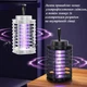 Электрический уничтожитель насекомых USB-лампа от комаров и мух белого цвета (TA0208_2) - изображение 2