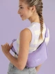 Сумка кросс-боди через плечо женская тканевая средняя PacSafe GO Lunar Crossbody 35135 Лавандовая (35135612) - изображение 2