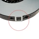 УЦІНКА! ВІДЛАМАНЕ ВУХО! Вентилятор для ноутбука ASUS F70SL G71V M70SA M70VW M70VN M70VR M70TL M70SR N70SV N90SC N90SV - изображение 2