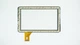 Тачскрін (сенсорне скло) DH-0902A1-FPC03-02 9 зовнішній розмір 233*141 мм робочий розмір 198*112 мм 50pin чорний - зображення 2