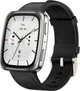 Смарт-часы Amazfit Active 2 Square Black Leather (W2440GL3N) с черным кожаным ремешком - зображення 1