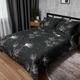 Комплект постельного белья Moon&Star Двуспальный 175x210 см наволочки 2 х 40х60 см Minimal Noir Микросатин Premium (MS-820012220) - изображение 1
