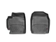 Коврики в салон Toyota Corolla 2006-2013, без воздуховода, передние, черные, Weathertech 442901 - изображение 1