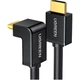 Кабель Ugreen HD103 HDMI to HDMI 90-Degree Right-Angle V2.0 1m Black (10172) [63384] - зображення 2