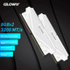 Модуль оперативной памяти Gloway 16 ГБ (2 x 8 ГБ) DDR4 3200 для настольных компьютеров, планка Tianche RAM Bar, чипы премиум-класса, CL18, цвет Moonlight White, аксессуар для компьютера AI. - изображение 4