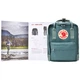 Рюкзак FJALLRAVEN для жінок, повсякденний рюкзак великої місткості 23561-664 Морозно-зелений 7л - изображение 8