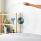 Стол обеденный L&S Lazy Susan круглый, закаленное стекло, поворотная основа, 68 см - изображение 5