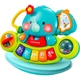 HuiLe Toys Маленький милий слон Електронне пальчикове піаніно Дитяча розвиваюча іграшка для хлопчиків та дівчаток Дитячий подарунок на День дітей - зображення 2