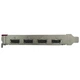Відеокарта Yeston RX550 4 ГБ 4HDMI 4 монітори, повна висота, підтримує пряме підключення HDMI, підтримує адаптери для виходів VGA та DVI-D, професійна відеокарта для кількох екранів - изображение 3
