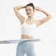 Обруч Keep Hula Hoop, разборный, легко хранить, гибкая сборка, для формирования пресса и талии, аэробные упражнения, упражнения для подтяжки ягодиц, сине-серый. - изображение 6