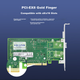 Сетевая карта EB-LINK на базе чипа Intel 82599, PCI-E X8 10G Gigabit с одним портом оптоволоконной связи, сетевой адаптер X520-DA1 SFP+ с оптическим портом для сервера. - изображение 9