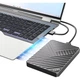 Портативный жесткий диск KESU 1 ТБ с шифрованием данных, USB 3.0, для подключения к ноутбуку и телефону, механический жесткий диск, 2,5 дюйма, внешнее хранилище для домашнего и офисного использования. - изображение 3