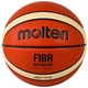 Баскетбольний м'яч Molten GF7X для дорослих, розмір 7, схвалений Міжнародною федерацією баскетболу (FIBA) BGF7X з поліуретану для змагань, тренувань та професійного використання в приміщенні - зображення 5