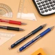 Ручка гелева Uni Mitsubishi UMN-152 висувна, 0.5мм, чорна, набір 12 шт - зображення 9
