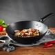 Чугунная сковорода-вок MAXCOOK с круглым дном, без покрытия, традиционная, 32 см, для газовой плиты, MCC-142 (отправляется случайным образом). - зображення 10