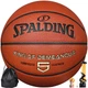 Баскетбольный мяч SPALDING, размер 5, для использования в помещении и на открытом воздухе, износостойкий, из полиуретана, двойного назначения, детский баскетбольный мяч, артикул 77-476Y5 - изображение 4