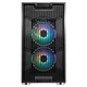 Игровой корпус SAMA Pingtouge M7 Mini Compact, вырез на передней панели для охлаждения, боковая панель из закаленного стекла, поддержка материнских плат M-ATX, отсек для накопителей U3, система организации кабелей, отсек для блока питания. - изображение 5