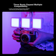 Ulanzi VL49RGB (белый) Магнитный полноцветный заполняющий свет, портативный светодиодный карманный светильник с двойной температурой для фотосъемки, беззеркальных камер, смартфонов, портретной съемки в помещении и спецэффектов. - изображение 11