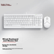 Комплект проводной A4Tech Fstyler F1512 USB Ivory - изображение 4