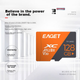 Карта памяти EAGET T1 microSDXC 256GB UHS-I U3 V30 A1 - изображение 8