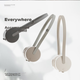 SOLOVE F7 Вентиляторна головка для підвішування на шиї, складна портативна лінива безлопатева USB-вентилятор для літніх видів спорту на свіжому повітрі, колір веселки - зображення 6