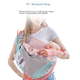 Многофункциональная сетчатая переноска для кормления Aibaoshi Baby Carrier Mesh Breathable Multifunctional Nursing Cloth Horizontal Front-Fazing Baby Carrier M629 с слюнявчиком. - изображение 9