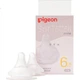 Накладные соски Pigeon Natural Feel 3-го поколения с широким горлышком, размер L - 2 шт., для детей от 6 месяцев и старше, BA136 - изображение 2
