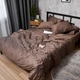 Комплект постільної білизни Moon&Star Євро 200x220 см наволочки 2 х 50х70 см Brown Сатин Premium (MS-820012716) - зображення 4