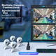 Кабель-удлинитель для USB 3.0-концентратора UNITEK, высокоскоростной 4-портовый разветвитель, док-станция расширения USB с одним портом на несколько портов, конвертер USB-кабеля для ноутбука Y-3098BBK - изображение 7