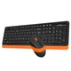 Комплект беспроводной A4Tech FG1010 Wireless Orange - изображение 3