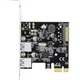 Плата розширення MOGEPCIE X1 на два порти USB 3.0, адаптер PCI-E на два порти USB Gen1, чіп Risa NEC, MC2010 - зображення 3