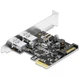 Плата розширення MOGEPCIE X1 на два порти USB 3.0, адаптер PCI-E на два порти USB Gen1, чіп Risa NEC, MC2010 - зображення 5