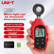 Миниатюрный цифровой люксметр UNI-T UT383, ручной измеритель освещенности, тестер освещенности. - изображение 5