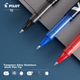 Ручка кулькова PILOT BL-VB5, гелева, чорна, 0.5 мм, 12 шт - зображення 6