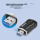 Newmine MINI-1300M USB-адаптер з підтримкою бездротового зв'язку, гігабітний дводіапазонний, приймач-передавач Wi-Fi для настільних комп'ютерів та ноутбуків, високошвидкісний, що проникає в стіну - зображення 6
