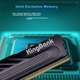 Модуль оперативной памяти KINGBANK 16 ГБ DDR4 3200 для настольных компьютеров, разработанный специально для процессоров Intel, цвет Black Knight. - изображение 9