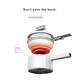 Электронная мультиварка Olayks Instant Electric Cooking Pot, небольшая электрическая кастрюля для общежития, многофункциональная электрическая кастрюля для приготовления лапши в студенческом общежитии, универсальная кастрюля, 1,5 л. - изображение 5