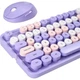 Комплект бездротовий Mofii Sweet Sdeo C Wireless Lavender Blue - зображення 2