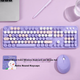 Комплект бездротовий Mofii Sweet Sdeo C Wireless Lavender Blue - зображення 4