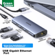 Адаптер UGREEN USB 3.0 — Gigabit Ethernet, док-станция расширения сети, внешний преобразователь кабеля RJ45, сетевой адаптер для настольных и портативных компьютеров. - изображение 1