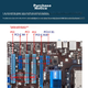 Плата расширения EB-LINK PCI-E X4 to SATA 3.0 6 портов адаптер SSD - изображение 9