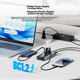 USB-концентратор Acasis 3.0, кабель-дублікатор для високошвидкісного розширення, багатопортовий адаптер для настільних комп'ютерів і ноутбуків HS-707MG - зображення 4